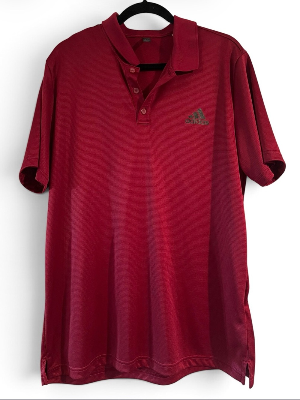 adidas Men’s Red Polo Performance Shirt
